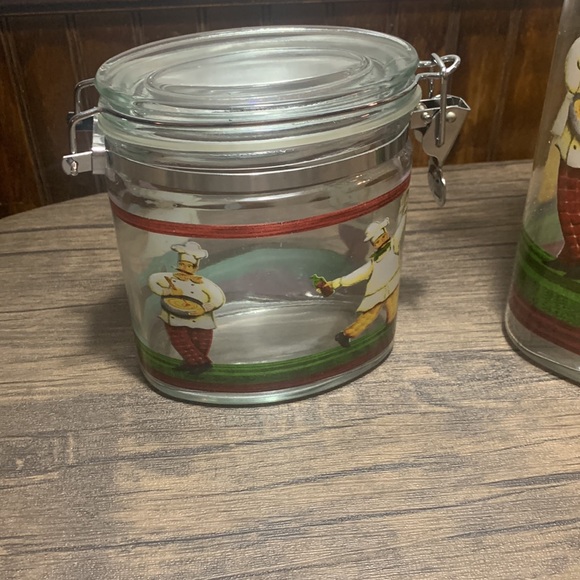 New Spaghetti and pasta canisters chef pattern - Picture 3 of 5